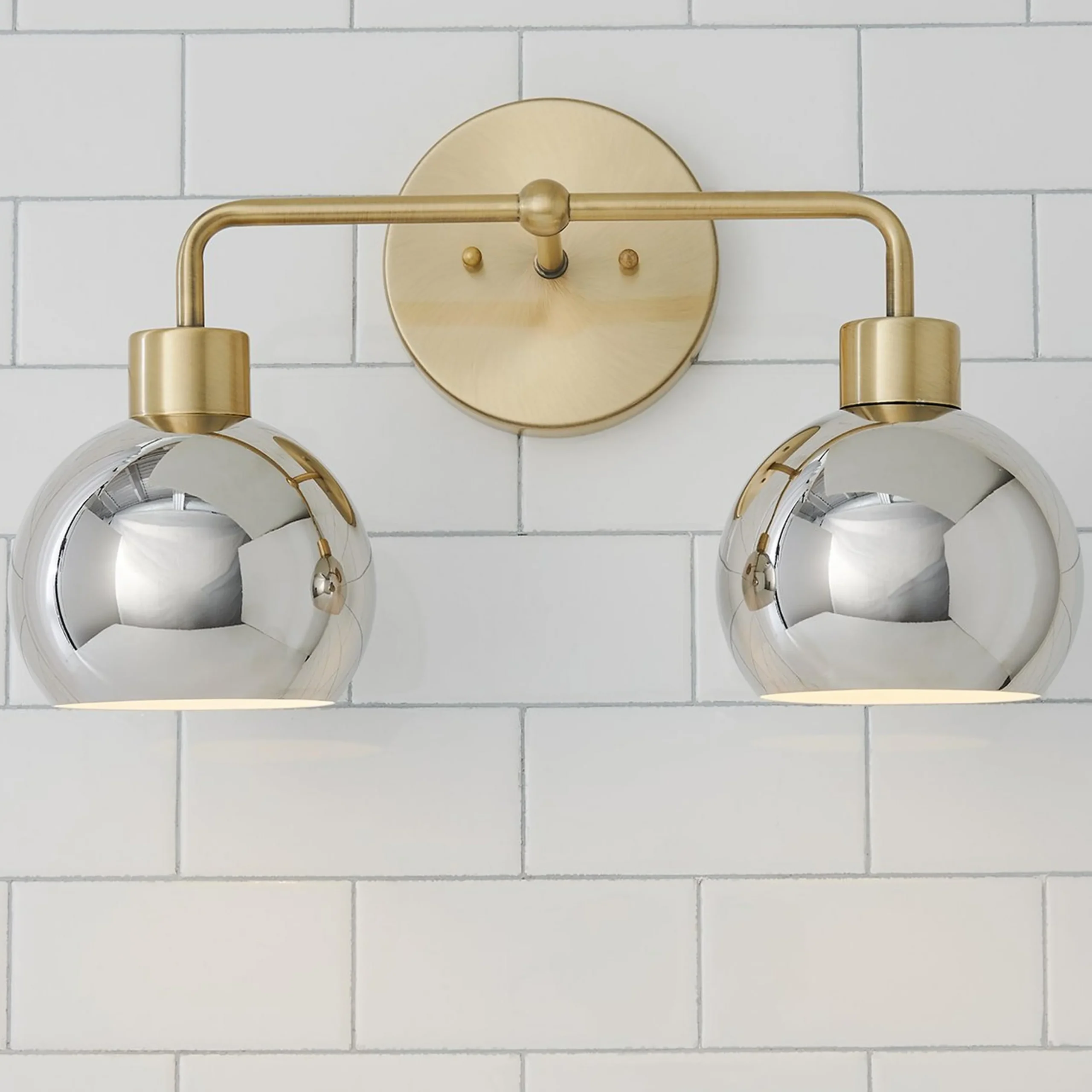 Young House Love Bubble Vanity Light - 2 Light