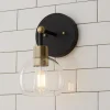 Young House Love Clear Glass Bubble Sconce
