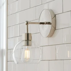 Young House Love Clear Glass Bubble Sconce
