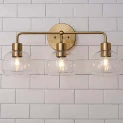Young House Love Clear Glass Bubble Vanity Light - 3 Light