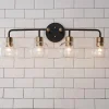 Young House Love Clear Glass Bubble Vanity Light - 4 Light