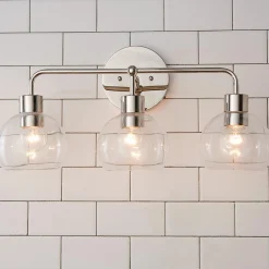 Young House Love Clear Glass Bubble Vanity Light - 3 Light