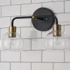 Young House Love Clear Glass Bubble Vanity Light - 2 Light