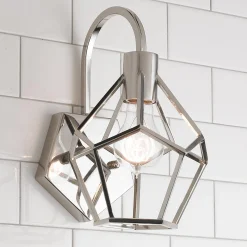 Young House Love Geometric Diamond Sconce