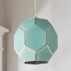 Young House Love Hexagon Glass Pendant