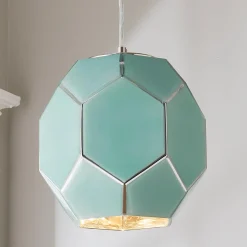 Young House Love Hexagon Glass Pendant