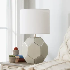 Young House Love Hexagon Glass Table Lamp