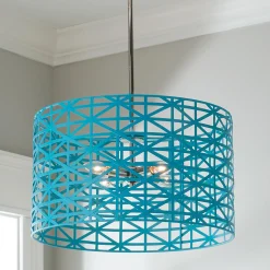 Young House Love Metal Strap Convertible Chandelier