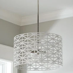 Young House Love Metal Strap Convertible Chandelier