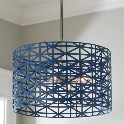 Young House Love Metal Strap Convertible Chandelier
