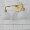 Young House Love Opal Glass Bubble Vanity Light - 2 Light