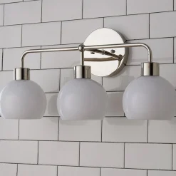 Young House Love Opal Glass Bubble Vanity Light - 3 Light