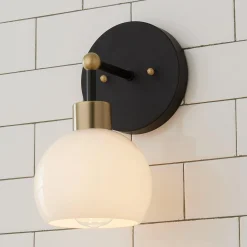 Young House Love Opal Glass Bubble Sconce