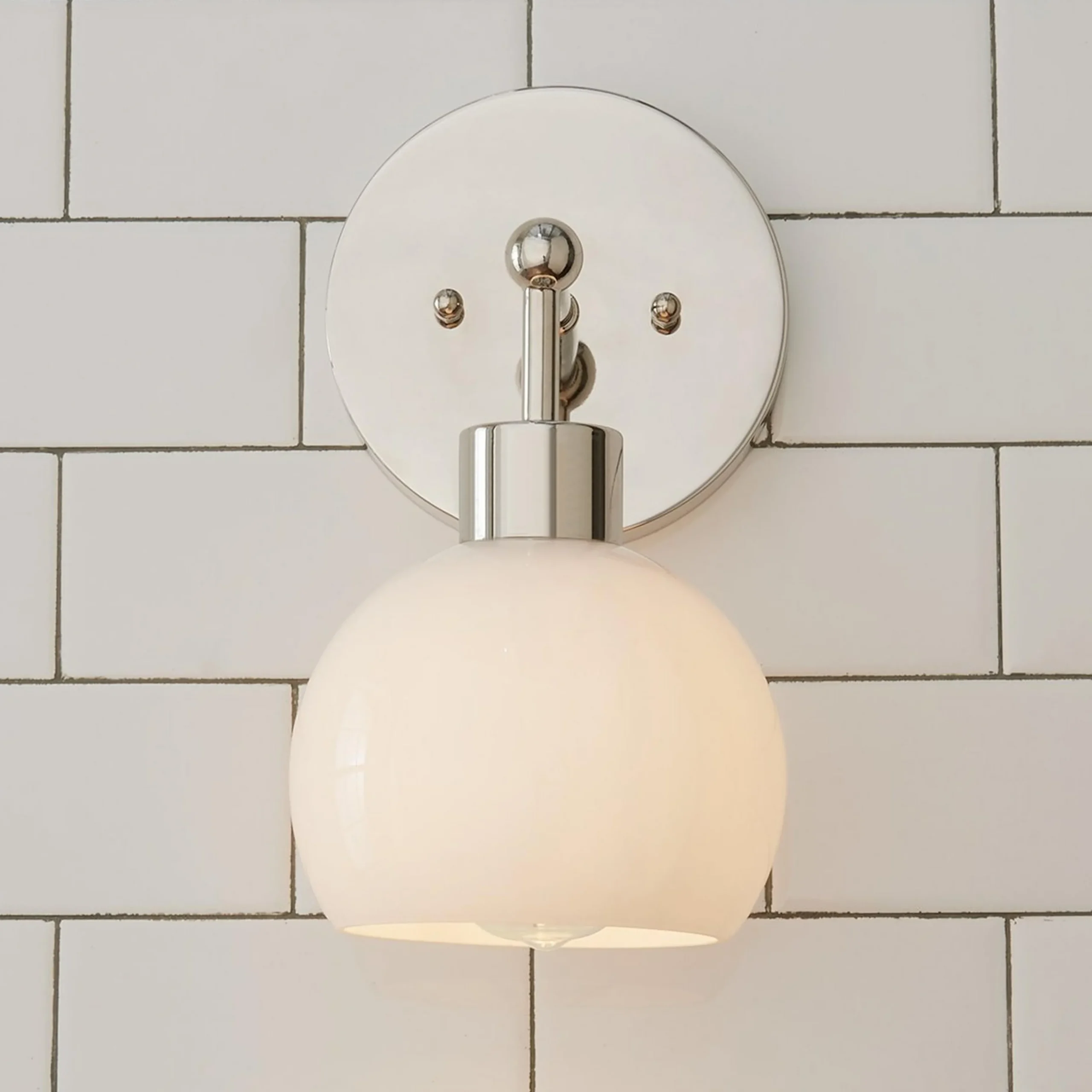 Young House Love Opal Glass Bubble Sconce