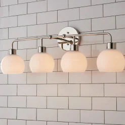 Young House Love Opal Glass Bubble Vanity Light - 4 Light