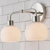 Young House Love Opal Glass Bubble Vanity Light - 2 Light