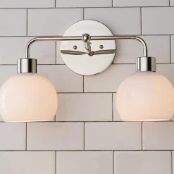 Young House Love Opal Glass Bubble Vanity Light - 2 Light