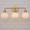 Young House Love Opal Glass Bubble Vanity Light - 3 Light