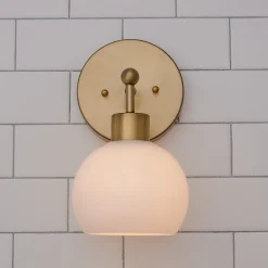 Young House Love Opal Glass Bubble Sconce