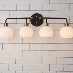 Young House Love Opal Glass Bubble Vanity Light - 4 Light