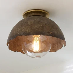 Young House Love Rough Edge Metal Ceiling Light
