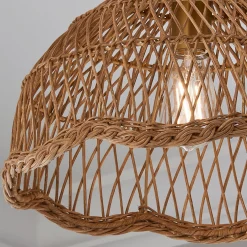 Young House Love Scallop Rattan Ceiling Light