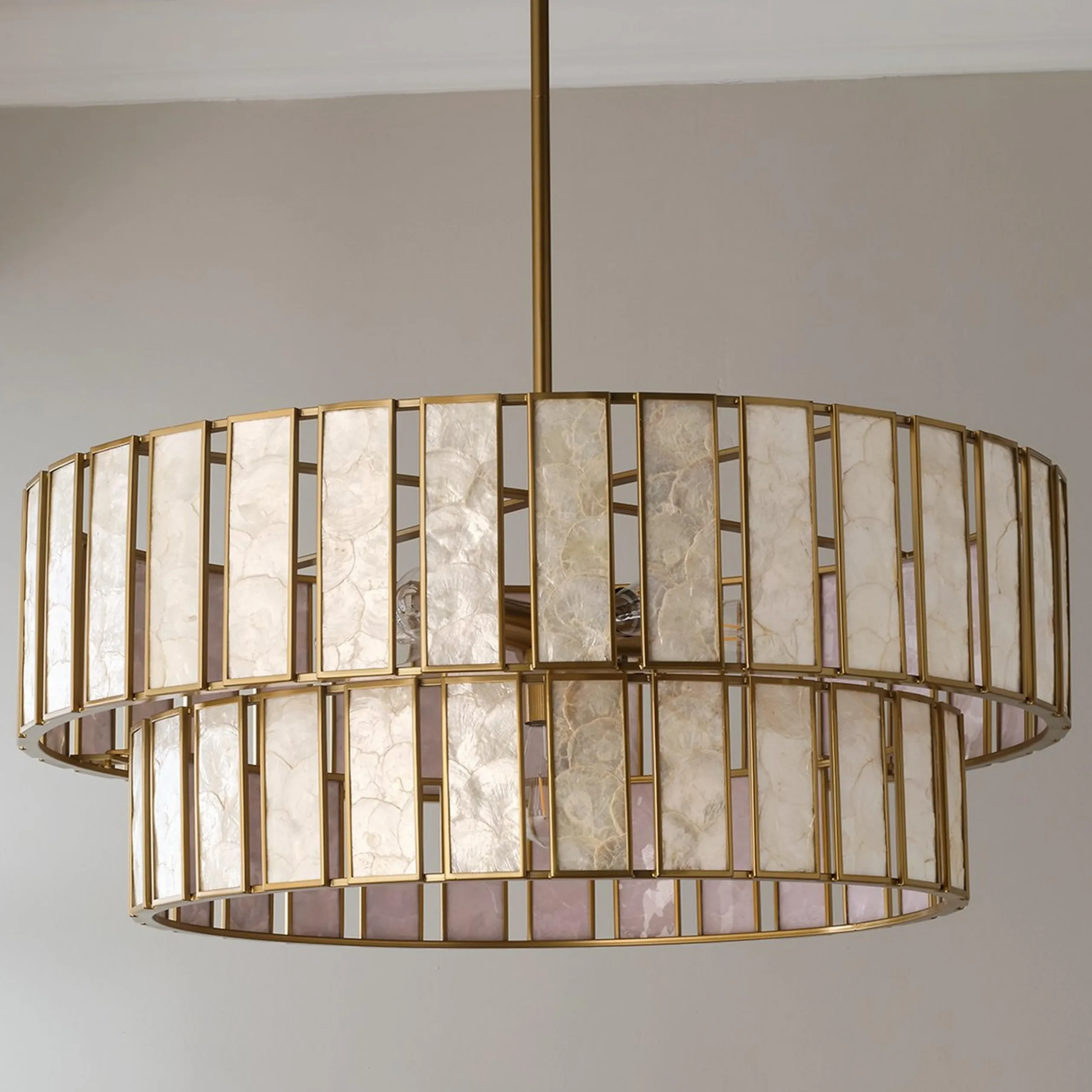 Zoetrope Tiered Chandelier - 6 Light
