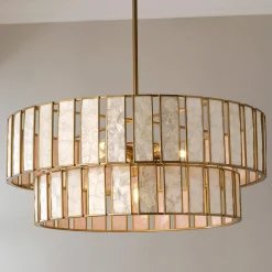 Zoetrope Tiered Chandelier - 6 Light